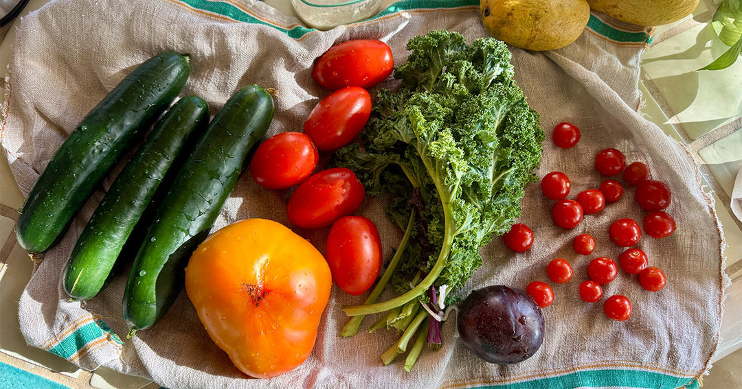 Michelle Allen's produce from the farmer's market