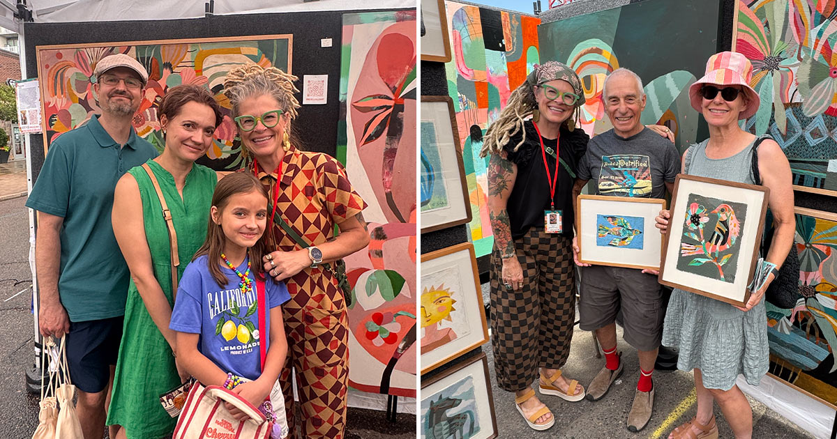 Michelle Allen at the Denver Cherry Creek Art Festival