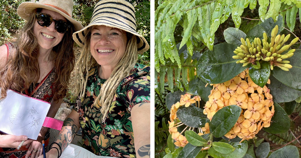 Michelle Allen and friend