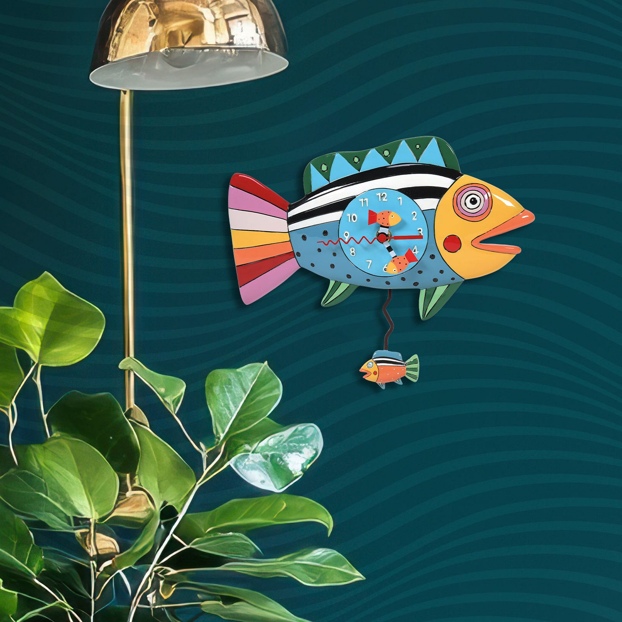 Rainbow Fish Clock – Allen Designs Studio