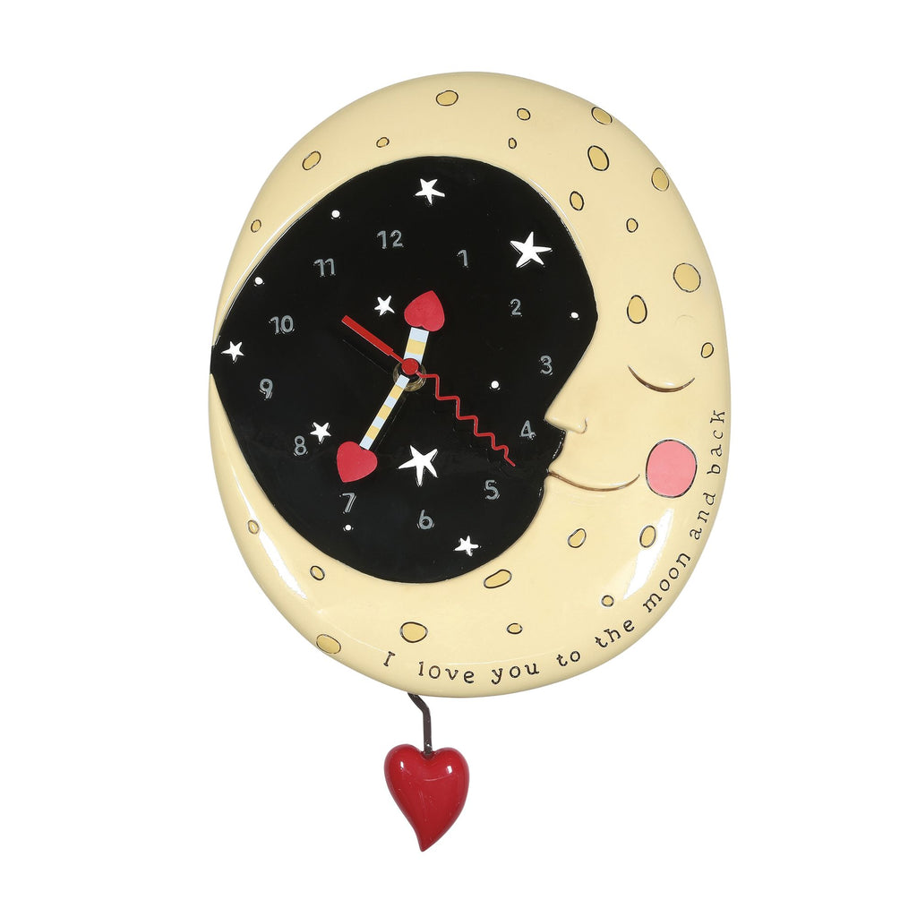 Moon and Back Wall Clock – Allen Designs Studio