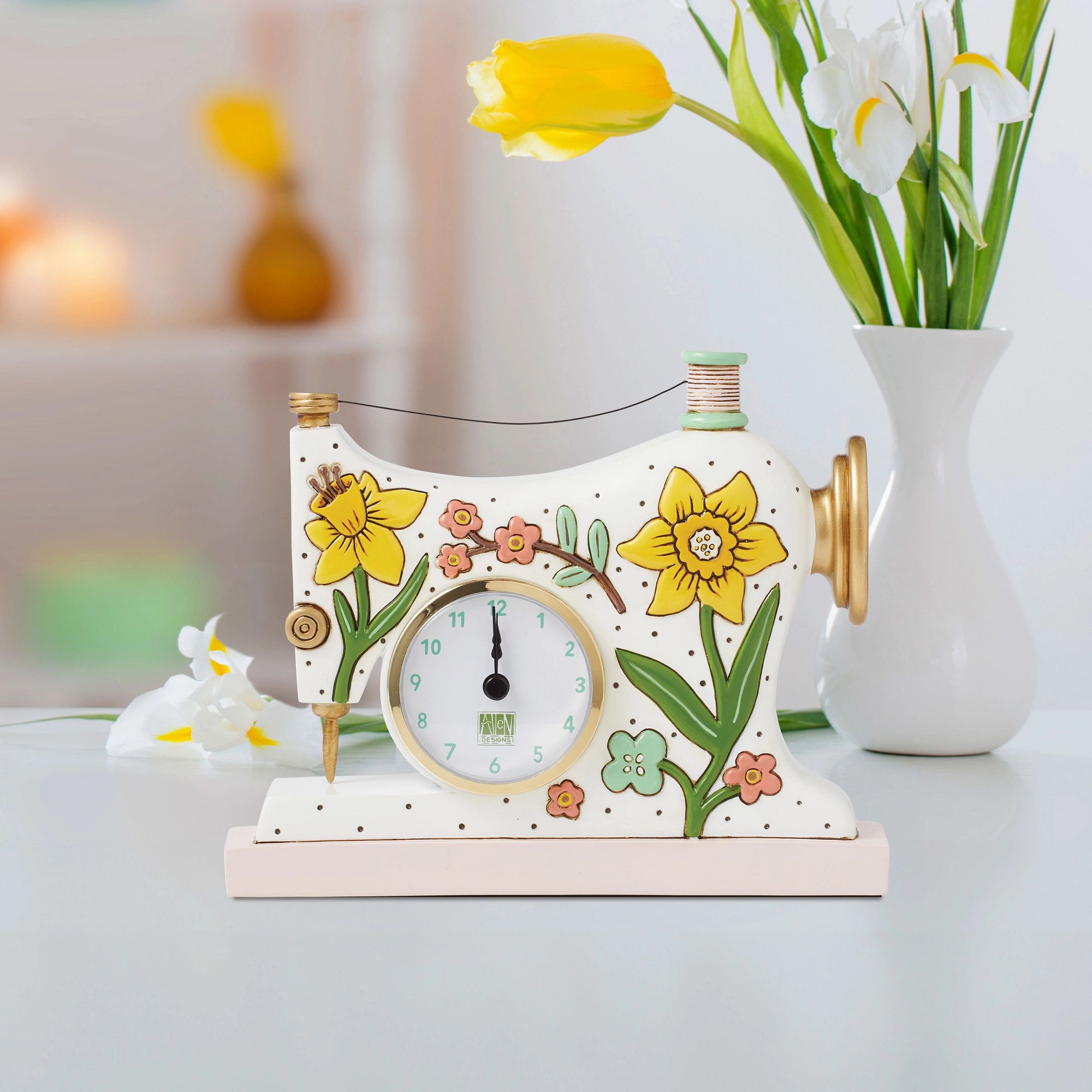 Allen Designs Sewing Machine Clock