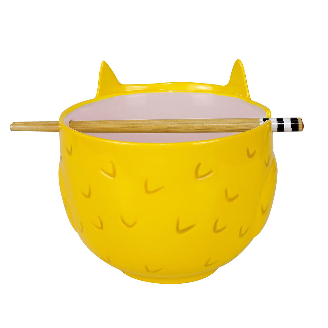 Owl Bowl with Chopsticks