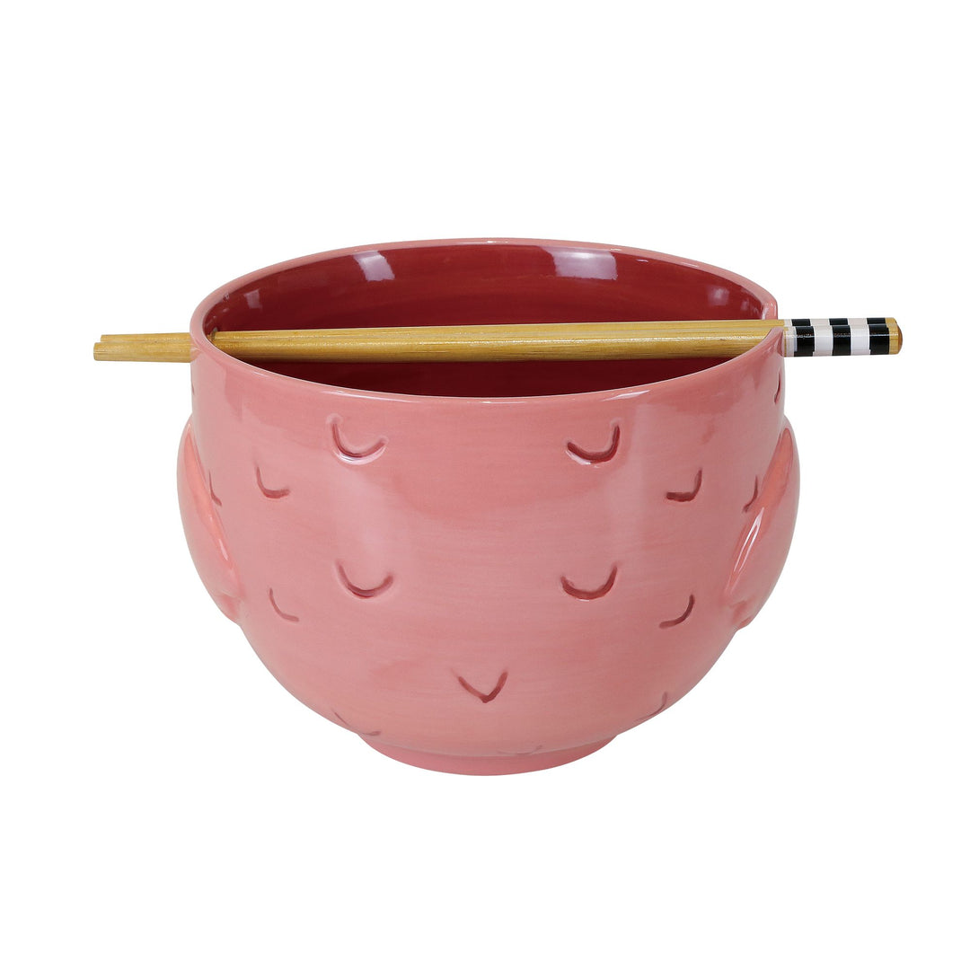 Flamingo Bowl with Chopsticks