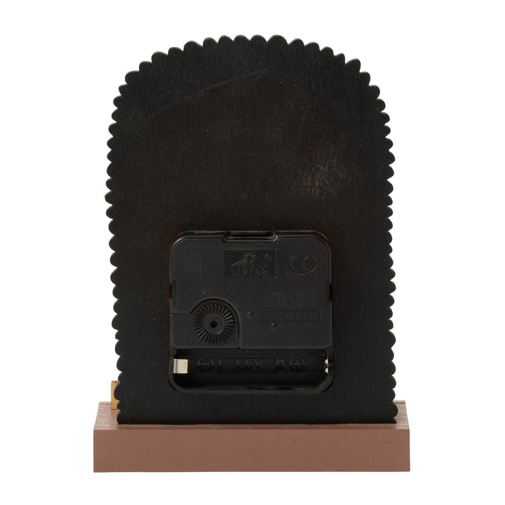 Purrfect Time  Wood Desk Clock