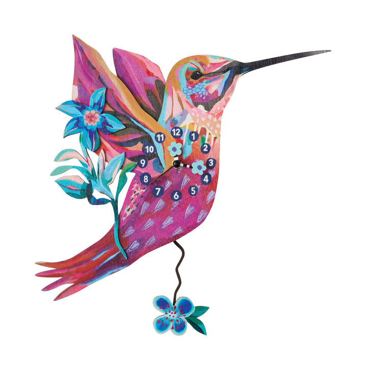 Sweet Nectar Wood Wall Clock