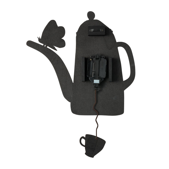 Cup of Time Wood Wall Clock