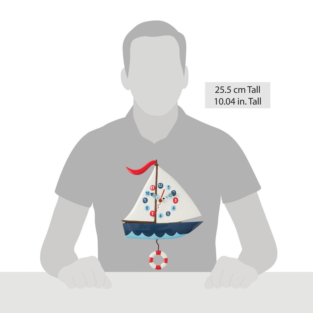 Smooth Sailing Wall Clock