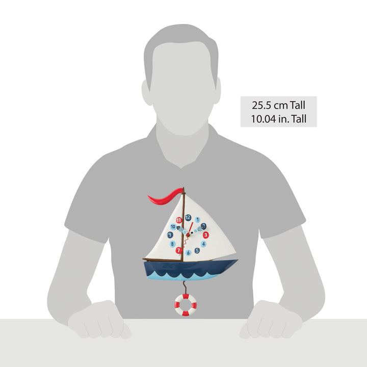 Smooth Sailing Wall Clock