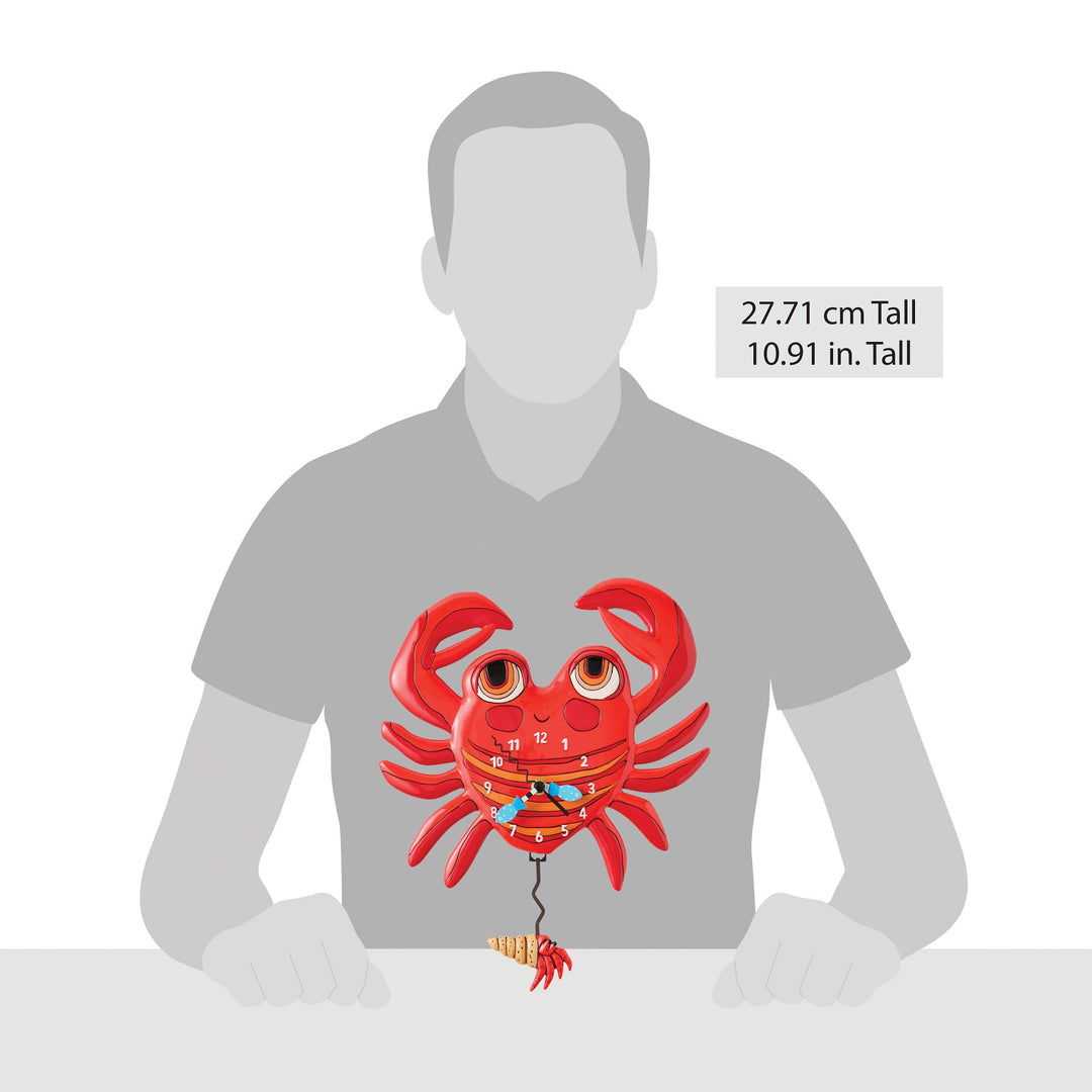 Lil Crab Wall Clock