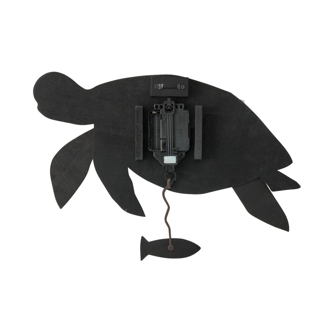 Shellbound Wood Wall Clock