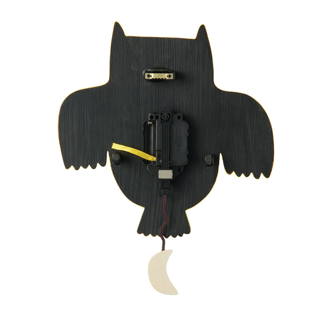 Golden Hoot Wall Clock