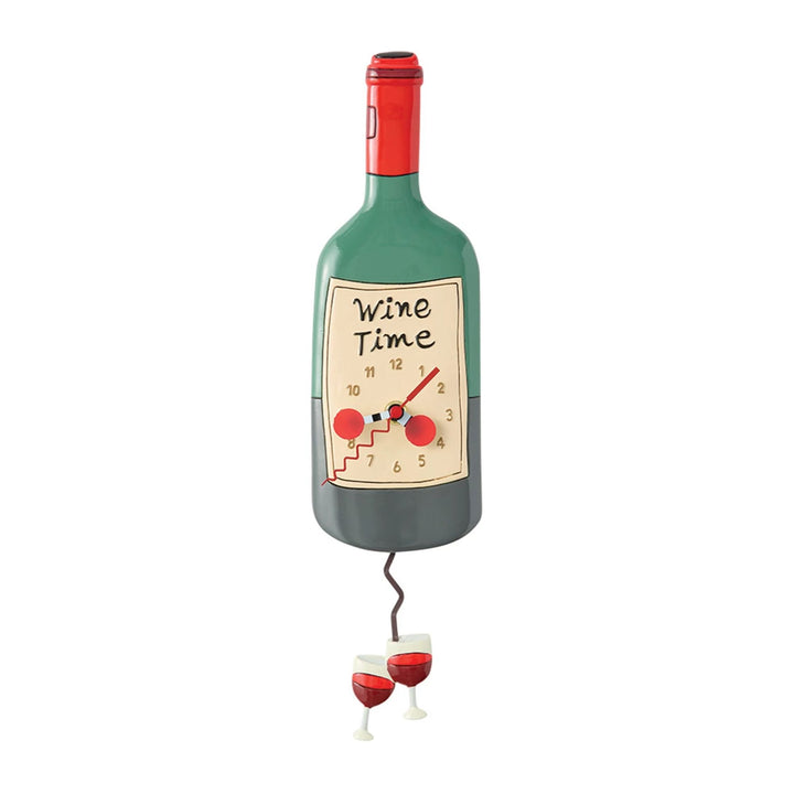 Time For Wine Wall Clock