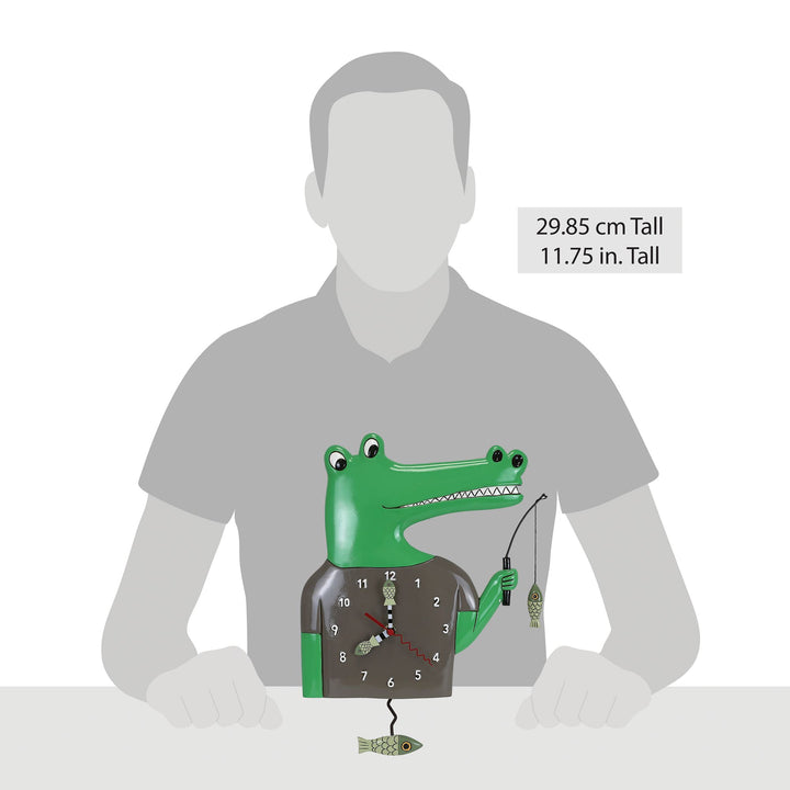 Going Fishin Wall Clock