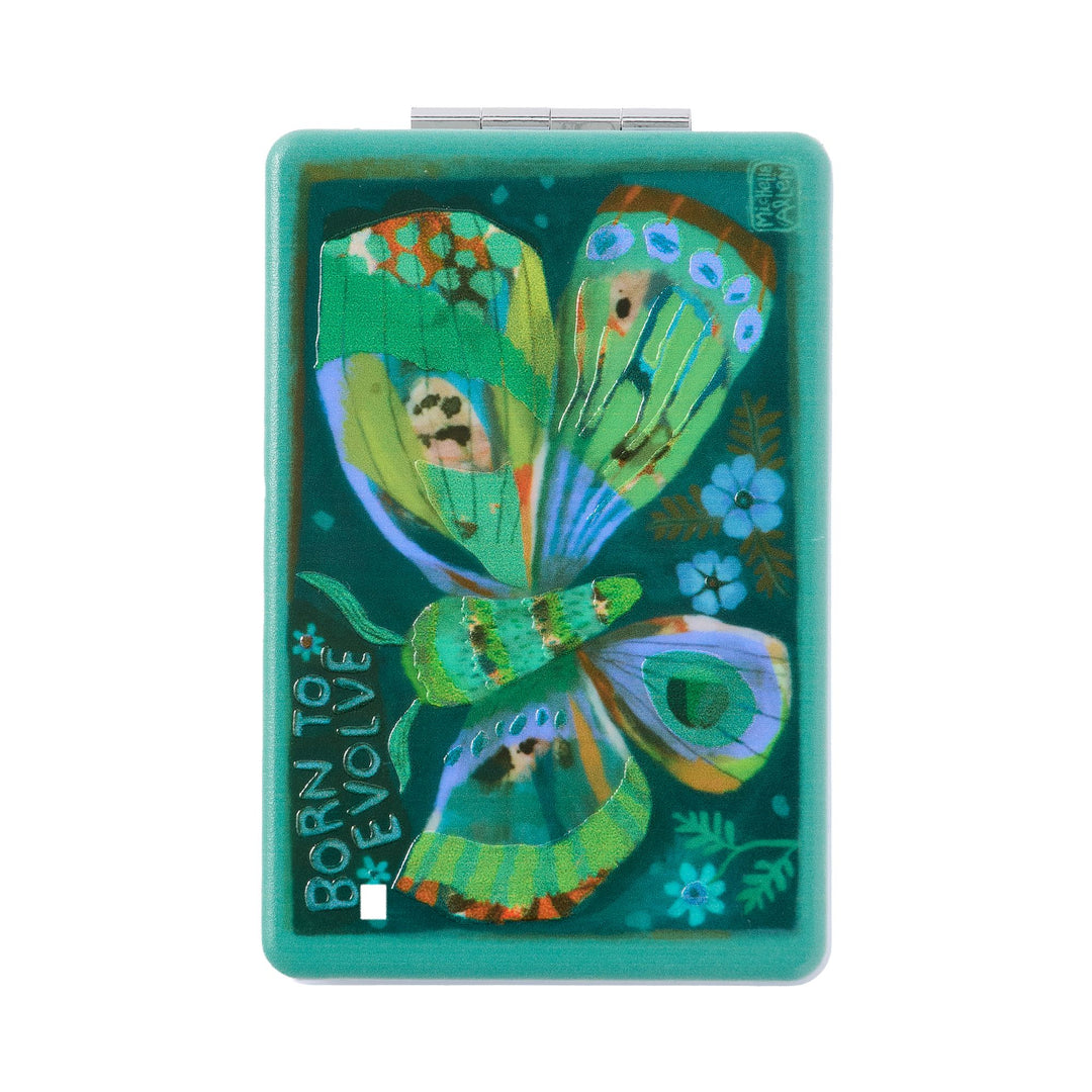 Born To Evolve Compact Mirror