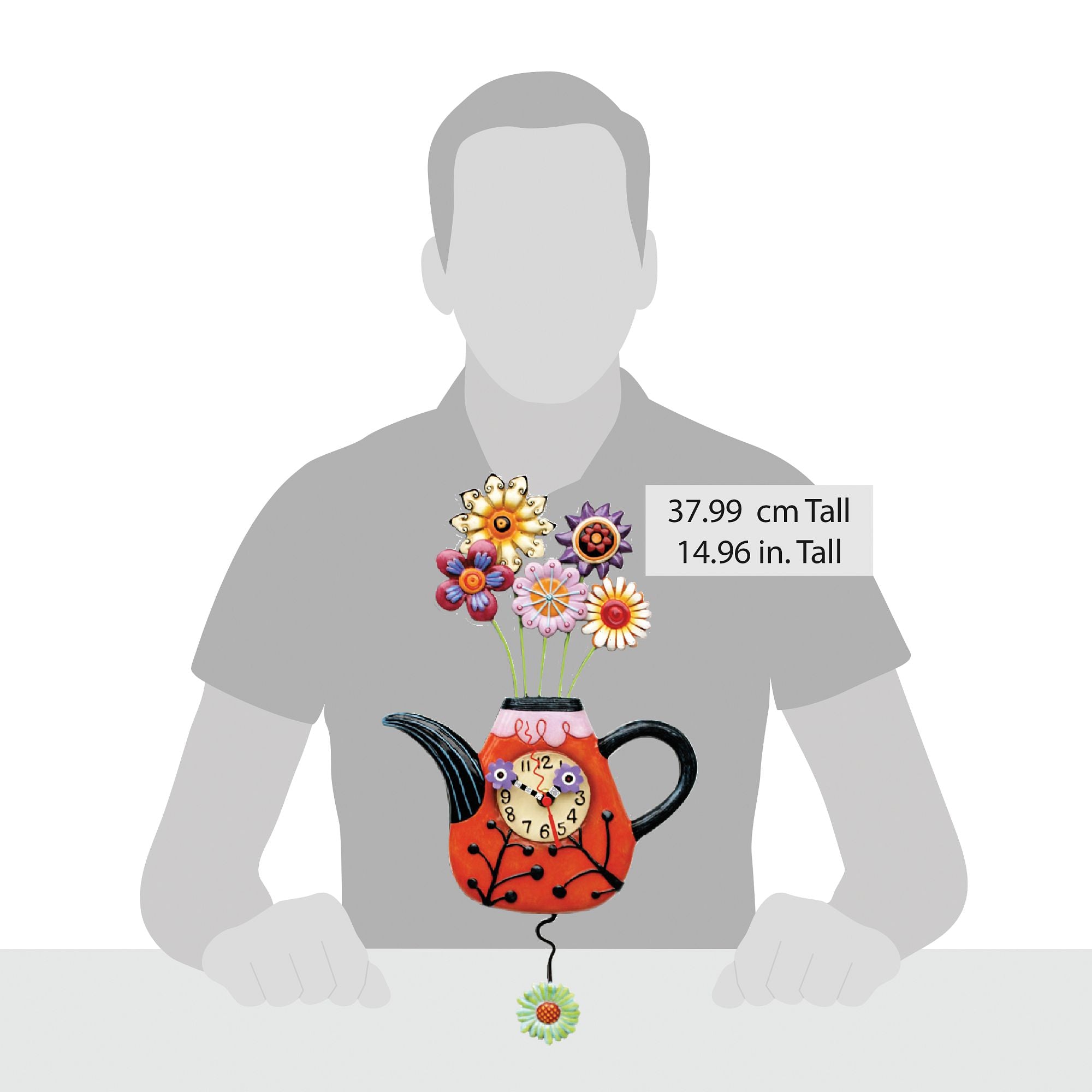Flower-tea-ful Clock