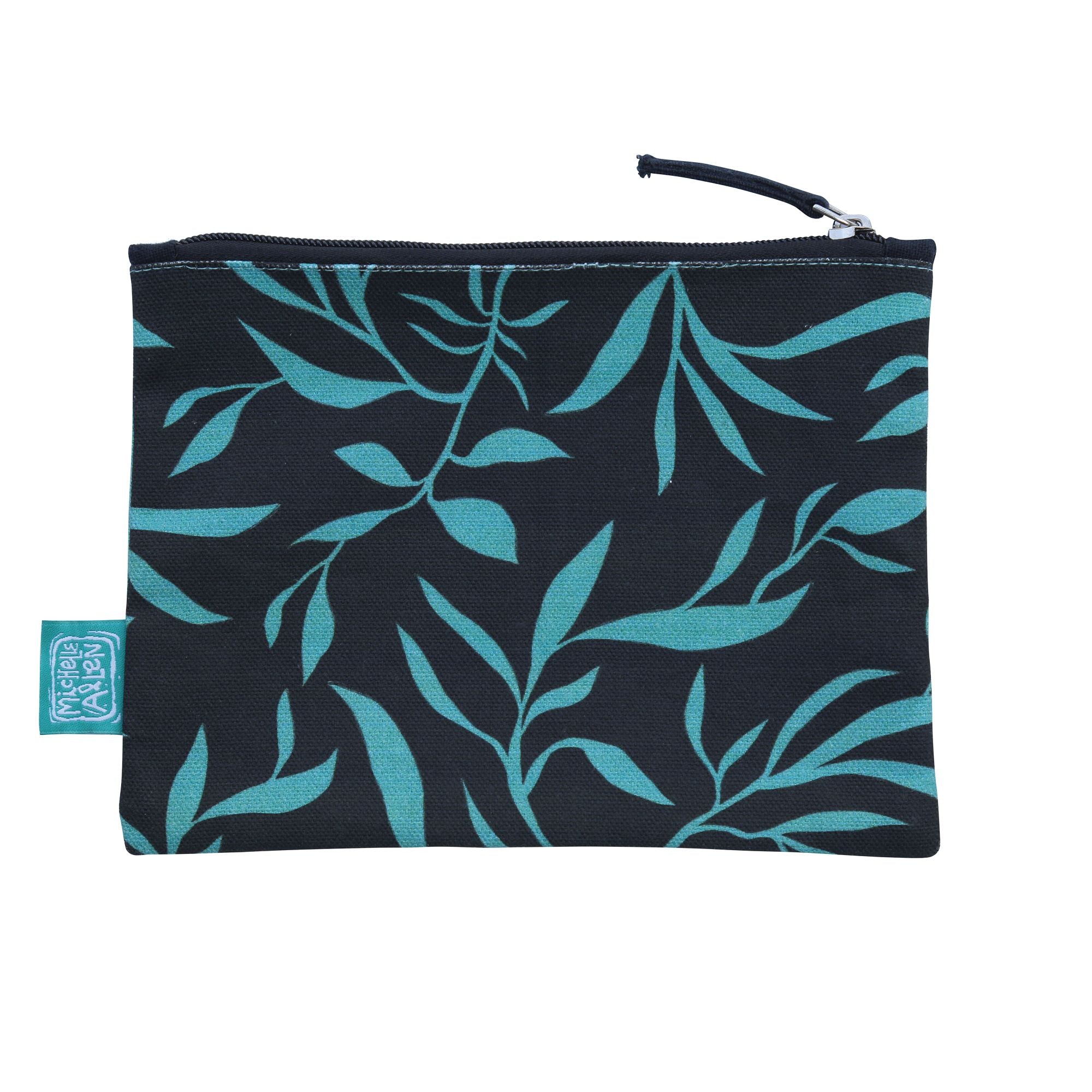 Fox & Flowers Zip Pouch (Med)