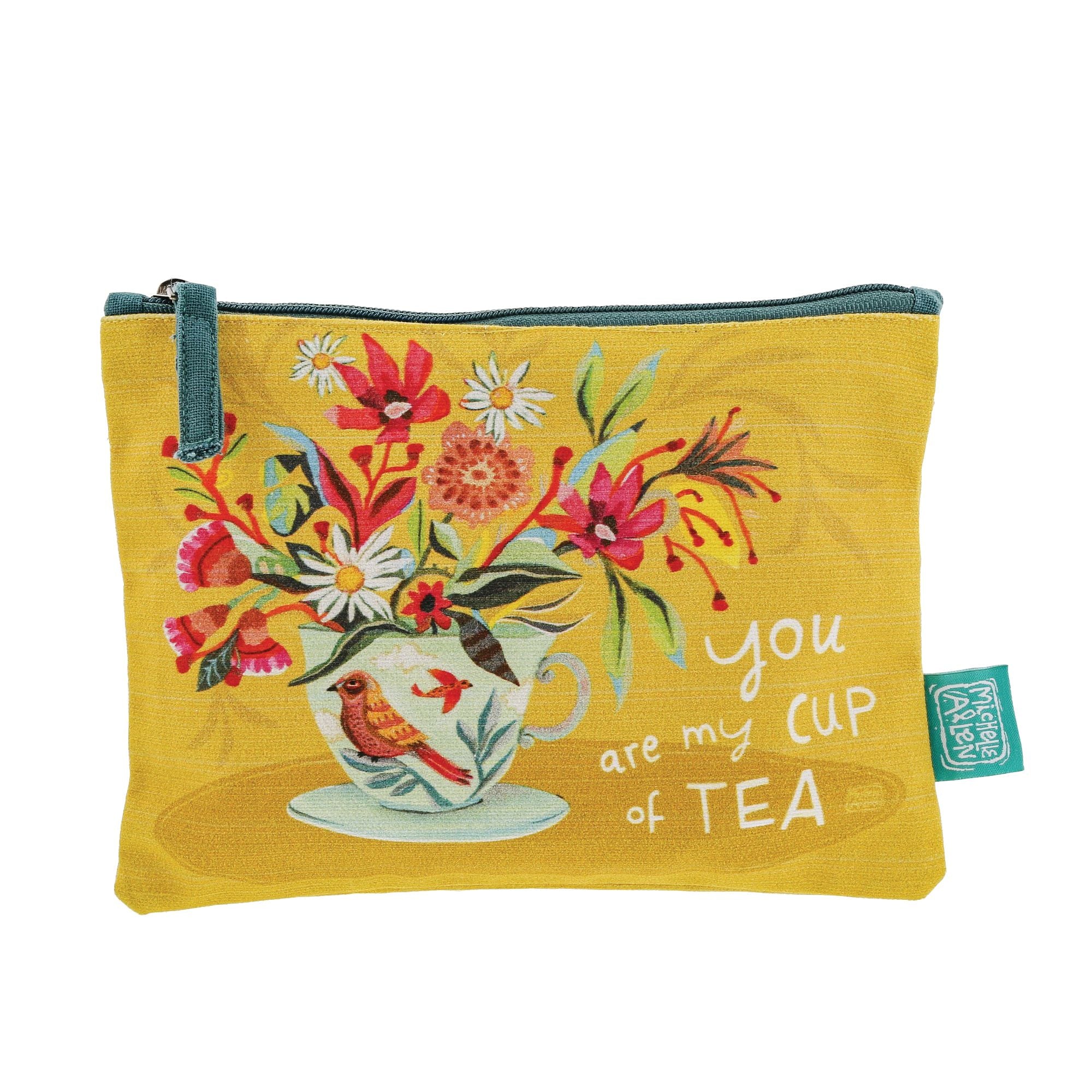 Cup of Tea Zip Pouch (Med)